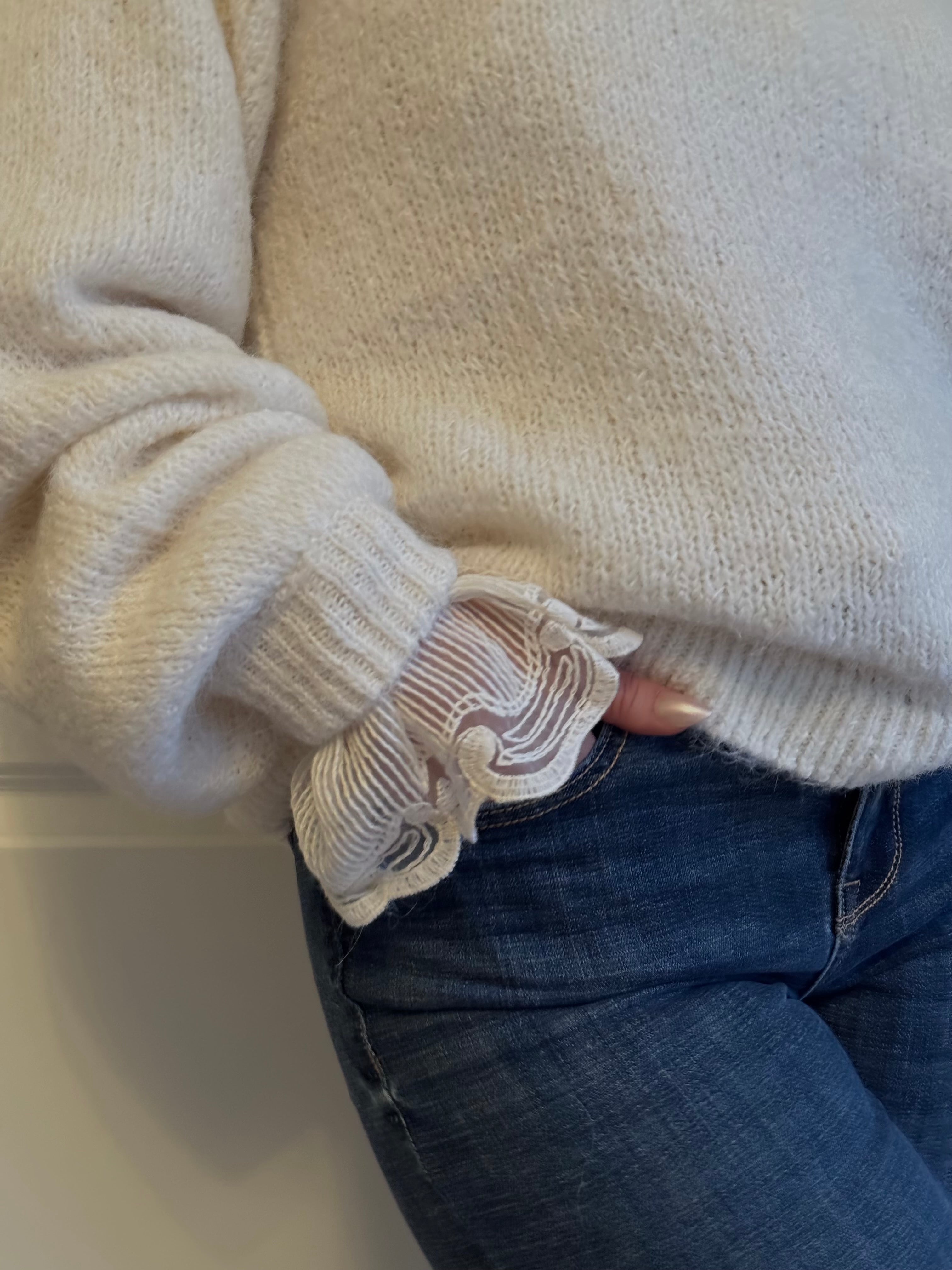 VIMARLEY Pullover - Egret